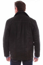 Load image into Gallery viewer, Men&#39;s Leather Jacket - Vintage Black
