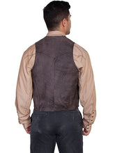 Load image into Gallery viewer, Men&#39;s Leather Vest - Brown Buff
