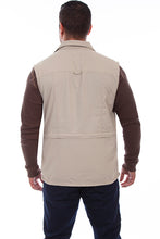 Load image into Gallery viewer, Men&#39;s Multi Pocket Vest - Stone
