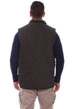 Load image into Gallery viewer, Men&#39;s Canvas Zip Front Vest - Charcoal
