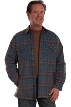 Load image into Gallery viewer, Men&#39;s Sherpa Lined Corduroy Shirt Jacket - Navy
