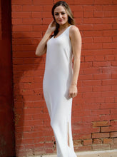 Load image into Gallery viewer, Tailored West Maxi Dress Slip Ivory
