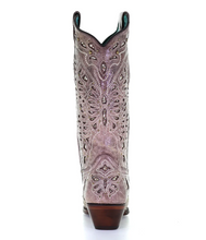 Load image into Gallery viewer, Corral Light Brown Glitter Butterfly Snip Toe Boots A4088
