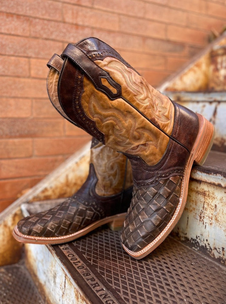 broad square toe boots