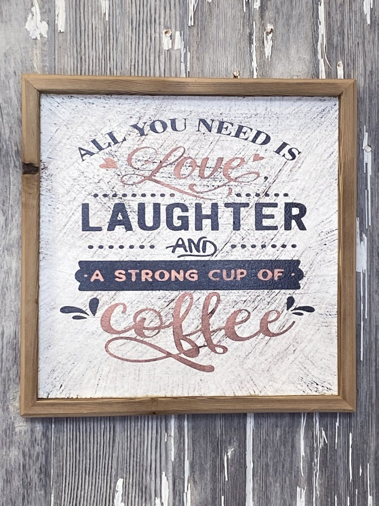 All You Need is Love Square Sign