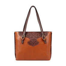 Load image into Gallery viewer, Leather  handbag - Brown
