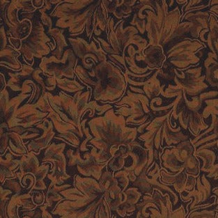 Baroque Silk Wild Rag Scarf - Rust 34-inch