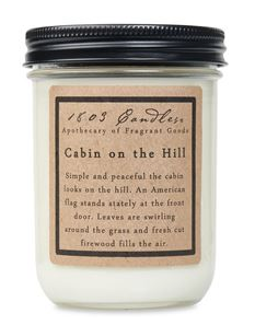 1803 Cabin on the Hill Jar Candle