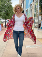 Load image into Gallery viewer, Tailored West Cascade Versatile Wrap Four Corners Maroon 
