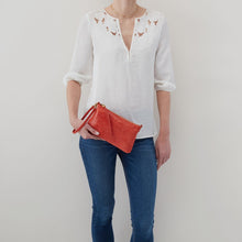 Load image into Gallery viewer, Darcy Convertible Crossbody Bag - Lava
