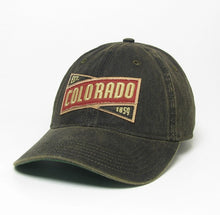 Load image into Gallery viewer, Colorado Established 1859 Old Favorite Baseball Cap - Black
