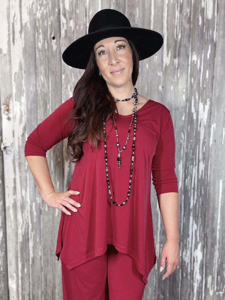 Freddi Top - Rich Red