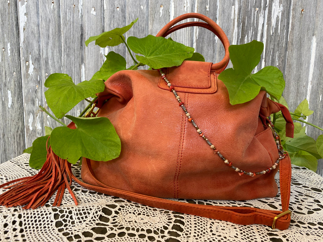 Sheila Convertible Crossbody Shoulder Bag - Lava