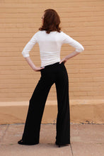Load image into Gallery viewer, Palazzo Pant - Solid Black
