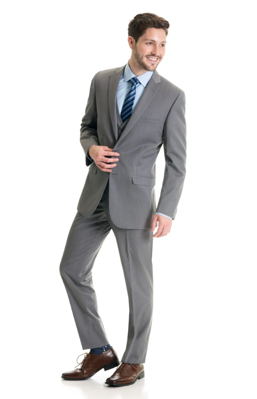 Jackson James Slim Fit Suit Coat - Light Grey