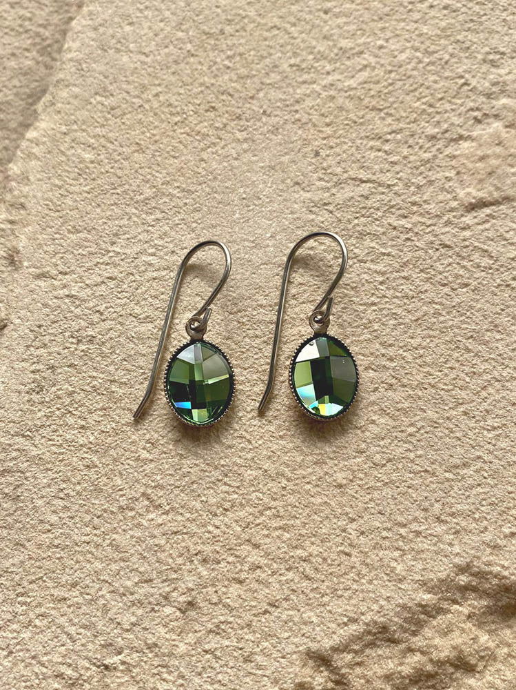 Firefly Limited Edition Oval Peridot Earrings
