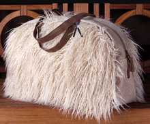Load image into Gallery viewer, Llama Overnight Bag - Ivory
