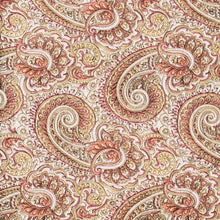 Load image into Gallery viewer, Brass and Bronze Paisley Jacquard Silk Scarf
