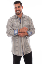 Load image into Gallery viewer, Men’s Signature Stripe Shirt - Taupe
