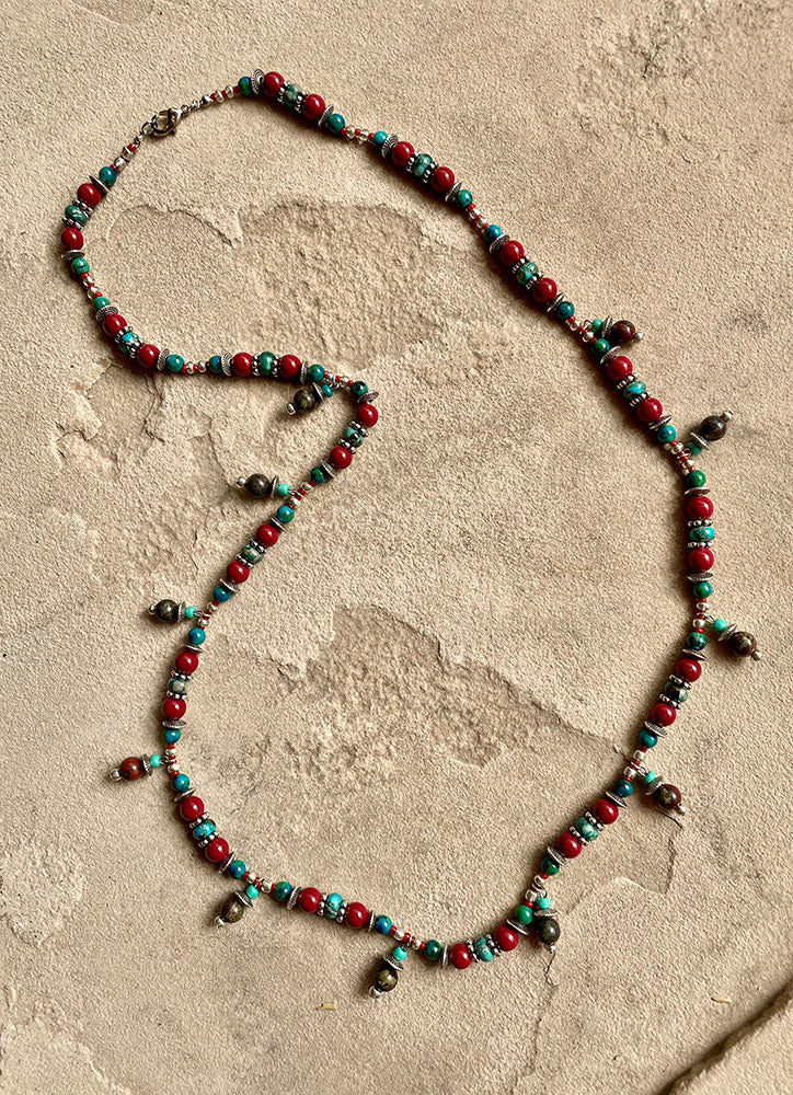 Painted Desert Beaded Necklace