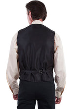 Load image into Gallery viewer, Scully Men&#39;s Classic Paisley Vest with No Lapels - Black
