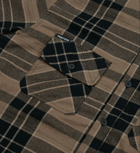 Load image into Gallery viewer, Howitzer Rifle Plaid Flannel Shirt with Sherpa Lining Black Grey
