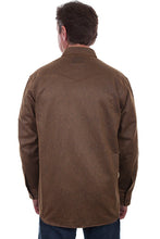 Load image into Gallery viewer, Men&#39;s Mole Skin Shirt Jacket - Taupe &amp; Black
