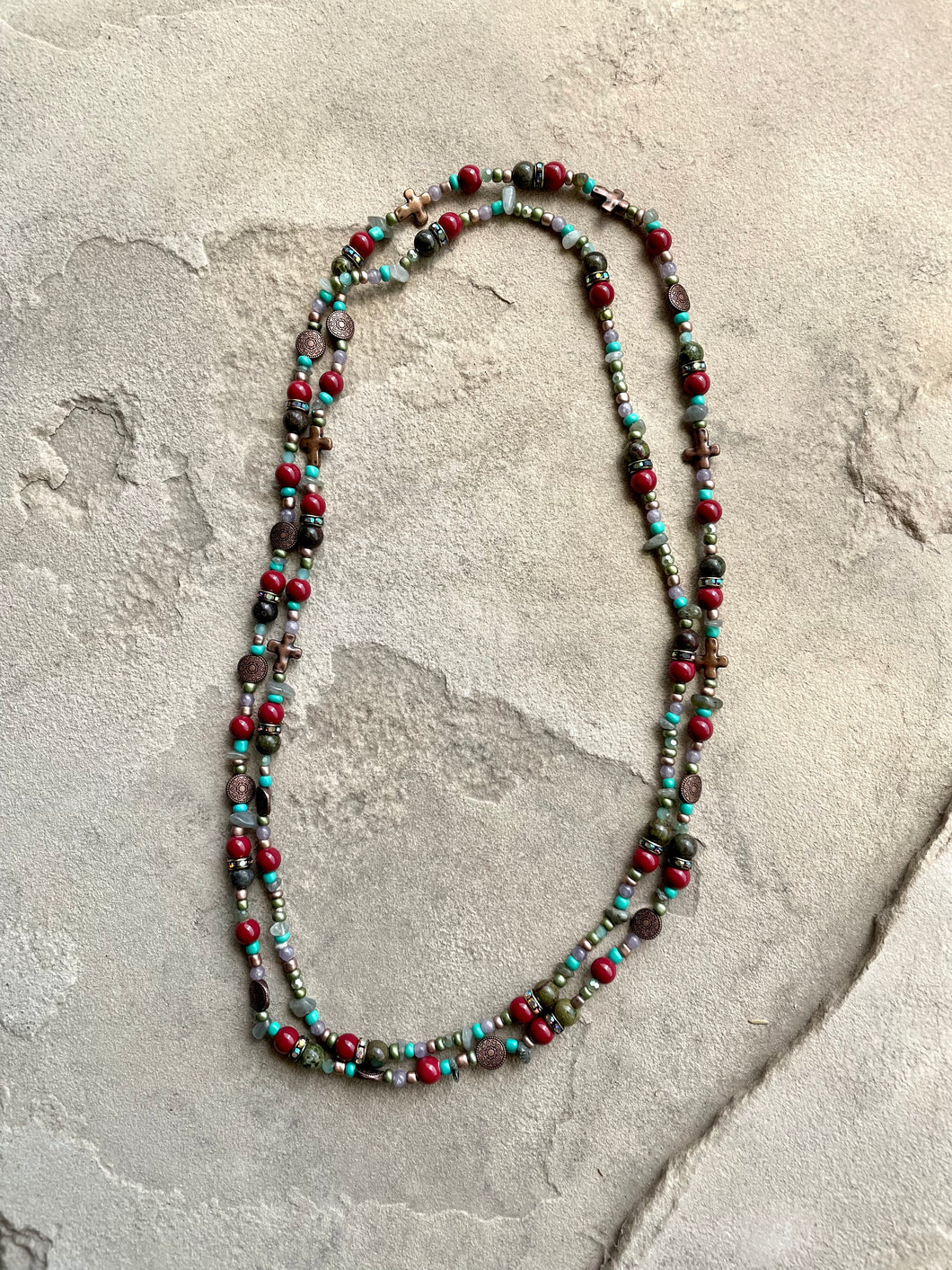 Wild Horses Long Necklace
