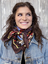 Load image into Gallery viewer, Buffalo Bill Cody Silk Wild Rag Scarf 34-inch
