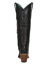 Load image into Gallery viewer, Corral Z5075 Black Tall Top Boots with Matching Stitch Pattern and Inlay Tailored West Canon City Colorado Springs
