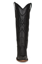 Load image into Gallery viewer, Corral Black Tall Top Boots with Matching Stitch Pattern and Inlay Z5075
