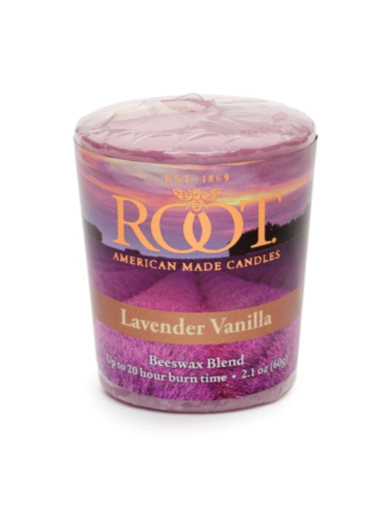 *20 Hour Beeswax Blend Votive - Lavender Vanilla