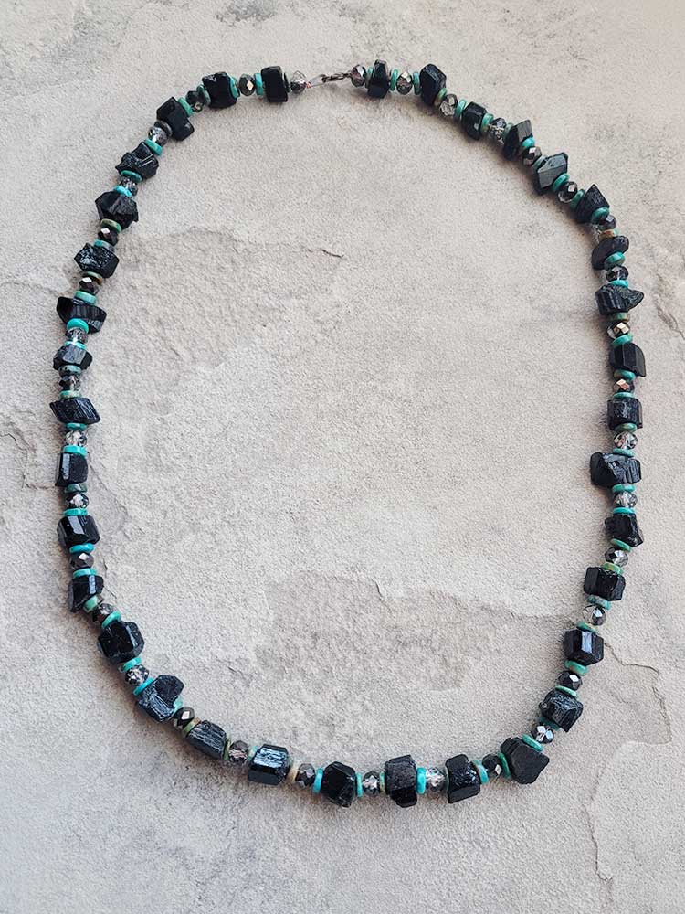 Black Ridge Statement Necklace