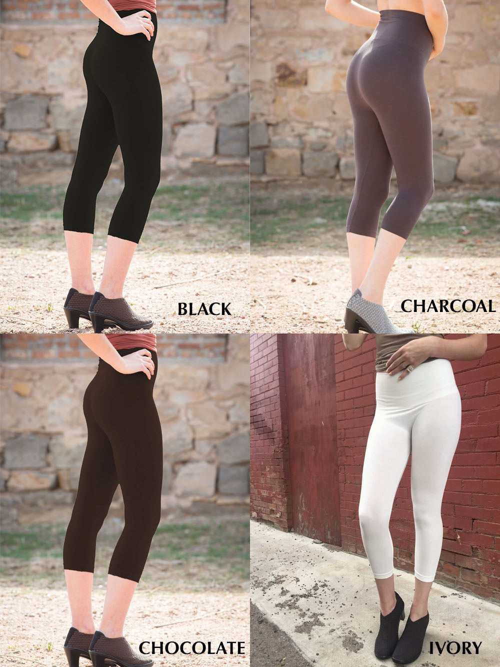 Ivory capri cheap leggings