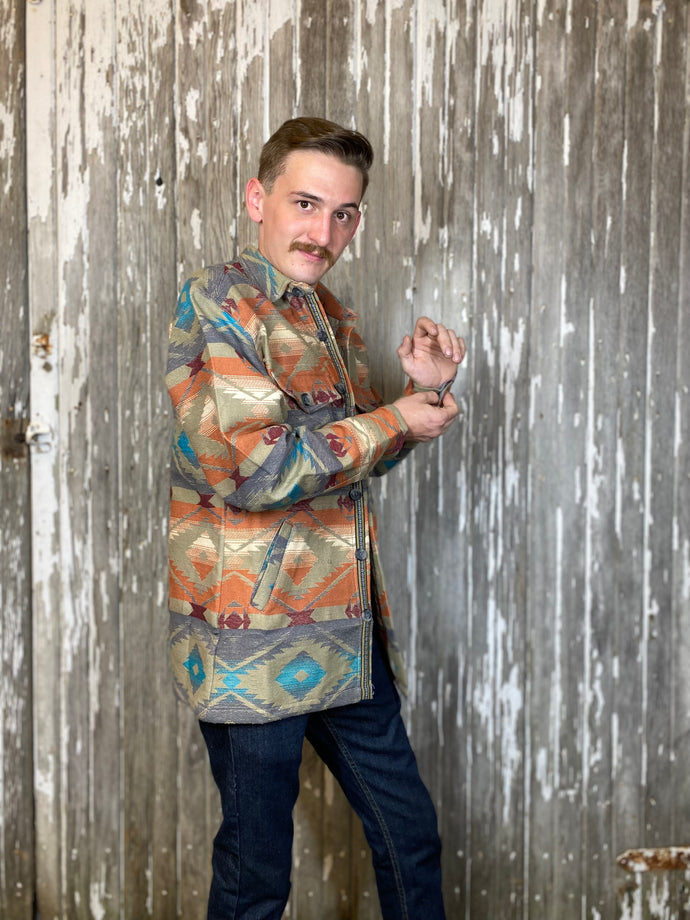 Men's Southwest Shirt Jacket - Olive