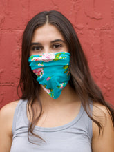 Load image into Gallery viewer, The Bandeau - Turquoise Floral

