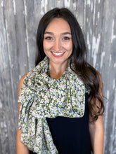 Load image into Gallery viewer, Cascade Versatile Wrap - Green Wildflower
