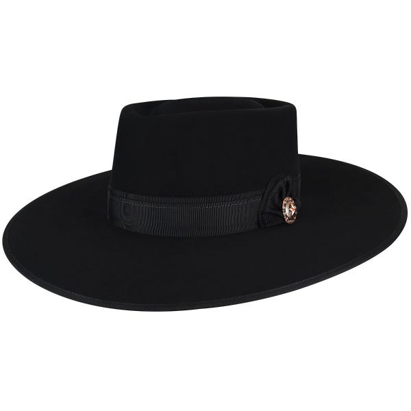 Renegade Cowpuncher Western Hat Black