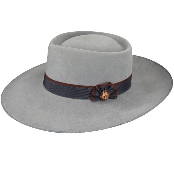 Tailored West Renegade® Cowpuncher Western Hat - Gun Metal Bailey Hat